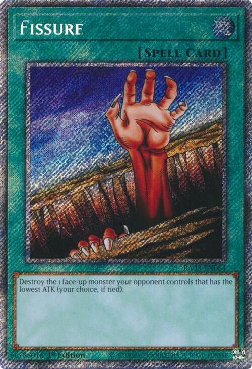 Image for Fissure (Platinum Secret Rare) (Quarter Century Bonanza) (RA03-EN084) - YuGiOh