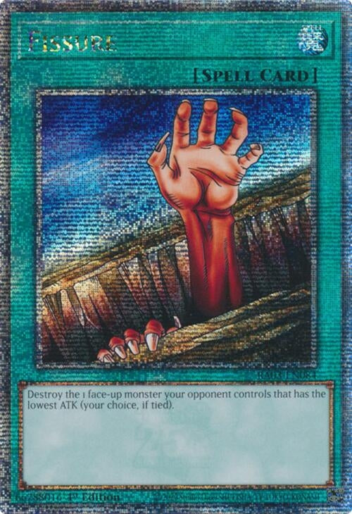 Image for Fissure (Quarter Century Secret Rare) (Quarter Century Bonanza) (RA03-EN084) - YuGiOh