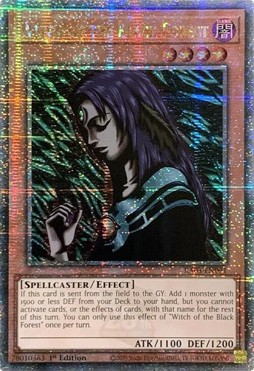Image for Witch of the Black Forest (Quarter Century Secret Rare) (Quarter Century Bonanza) (RA03-EN091) - YuGiOh