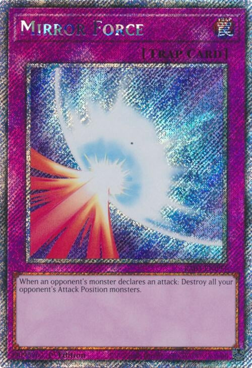 Image for Mirror Force (Platinum Secret Rare) (Quarter Century Bonanza) (RA03-EN093) - YuGiOh