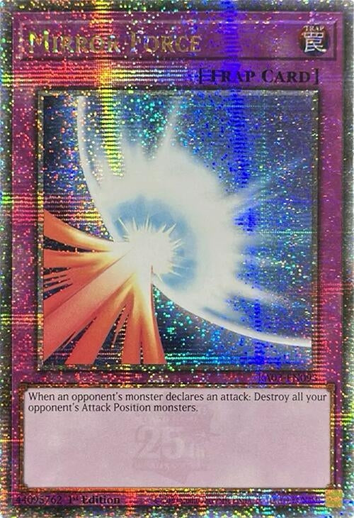Image for Mirror Force (Quarter Century Secret Rare) (Quarter Century Bonanza) (RA03-EN093) - YuGiOh