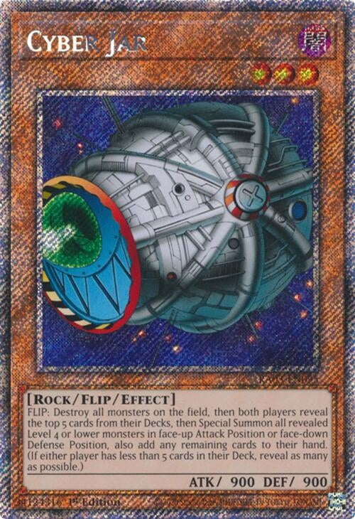 Image for Cyber Jar (Platinum Secret Rare) (Quarter Century Bonanza) (RA03-EN095) - YuGiOh