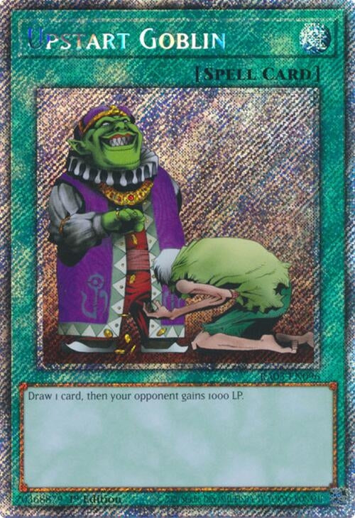 Image for Upstart Goblin (Platinum Secret Rare) (Quarter Century Bonanza) (RA03-EN096) - YuGiOh