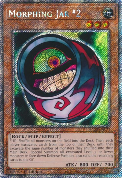 Image for Morphing Jar #2 (Platinum Secret Rare) (Quarter Century Bonanza) (RA03-EN100) - YuGiOh