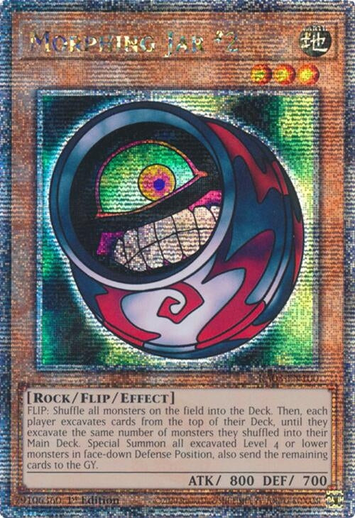 Image for Morphing Jar #2 (Quarter Century Secret Rare) (Quarter Century Bonanza) (RA03-EN100) - YuGiOh