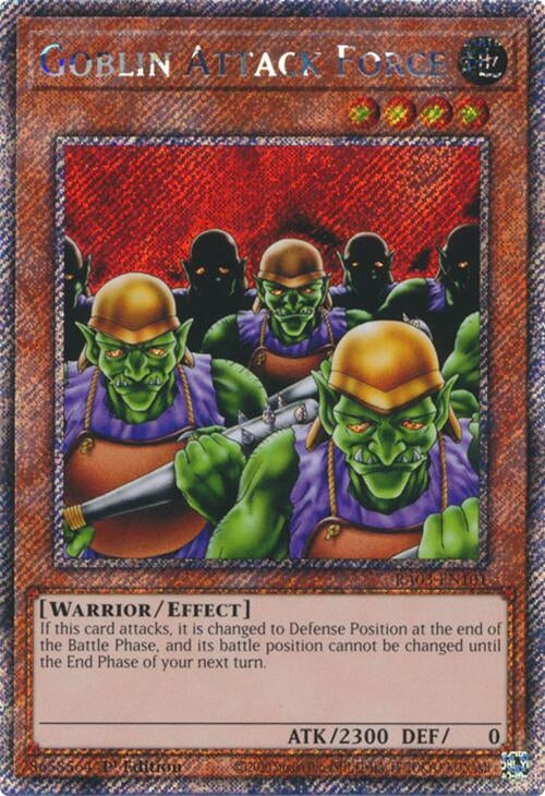 Image for Goblin Attack Force (Platinum Secret Rare) (Quarter Century Bonanza) (RA03-EN101) - YuGiOh
