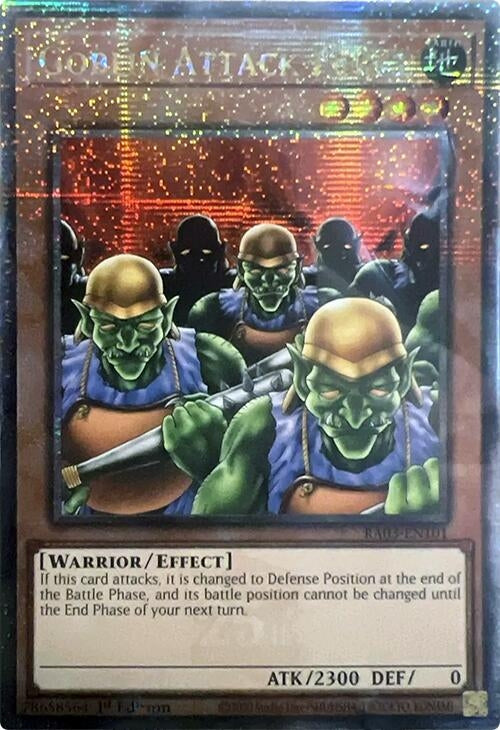 Image for Goblin Attack Force (Quarter Century Secret Rare) (Quarter Century Bonanza) (RA03-EN101) - YuGiOh