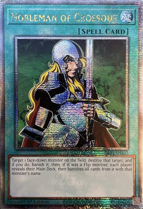 Image for Nobleman of Crossout (Quarter Century Secret Rare) (Quarter Century Bonanza) (RA03-EN102) - YuGiOh