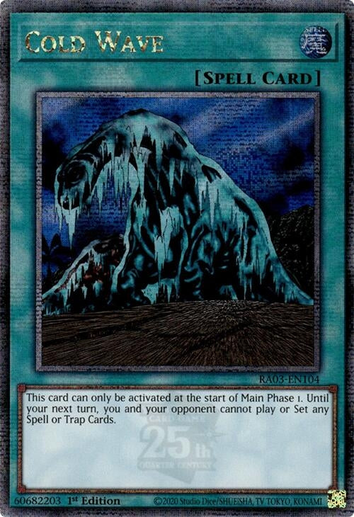 Image for Cold Wave (Quarter Century Secret Rare) (Quarter Century Bonanza) (RA03-EN104) - YuGiOh