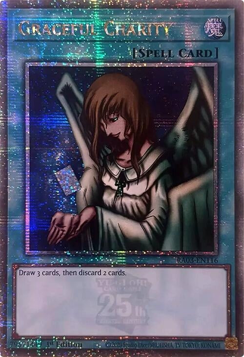 Image for Graceful Charity (Quarter Century Secret Rare) (Quarter Century Bonanza) (RA03-EN116) - YuGiOh