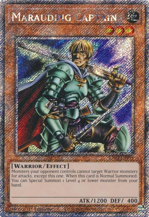 Image for Marauding Captain (Platinum Secret Rare) (Quarter Century Bonanza) (RA03-EN118) - YuGiOh