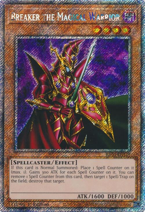 Image for Breaker the Magical Warrior (Platinum Secret Rare) (Quarter Century Bonanza) (RA03-EN125) - YuGiOh