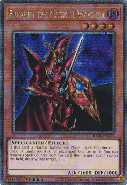 Image for Breaker the Magical Warrior (Quarter Century Secret Rare) (Quarter Century Bonanza) (RA03-EN125) - YuGiOh