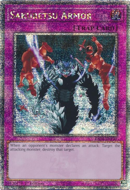 Image for Sakuretsu Armor (Quarter Century Secret Rare) (Quarter Century Bonanza) (RA03-EN130) - YuGiOh