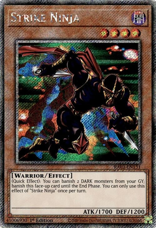 Image for Strike Ninja (Platinum Secret Rare) (Quarter Century Bonanza) (RA03-EN131) - YuGiOh