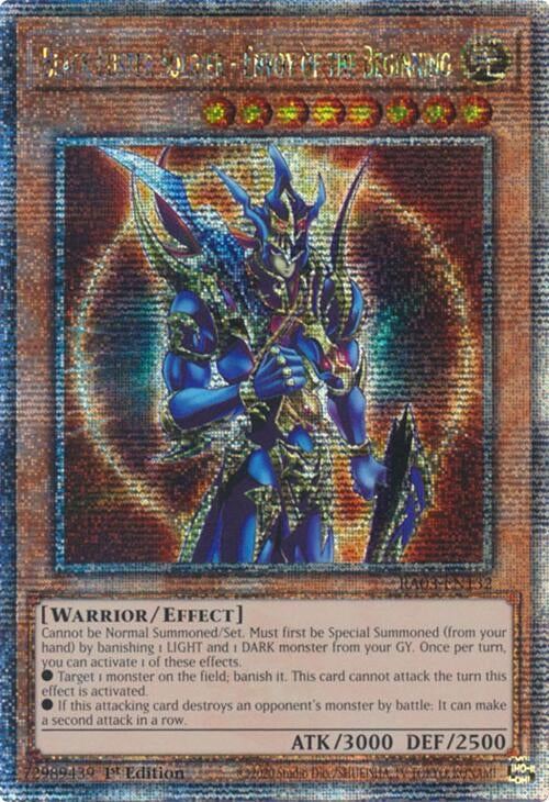 Image for Black Luster Soldier - Envoy of the Beginning (Quarter Century Secret Rare) (Quarter Century Bonanza) (RA03-EN132) - YuGiOh