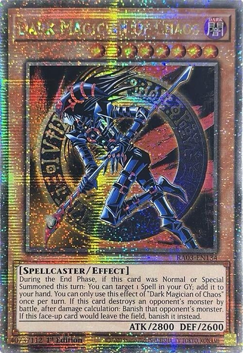 Image for Dark Magician of Chaos (Quarter Century Secret Rare) (Quarter Century Bonanza) (RA03-EN134) - YuGiOh