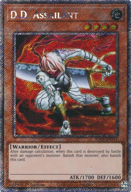 Image for D.D. Assailant (Platinum Secret Rare) (Quarter Century Bonanza) (RA03-EN141) - YuGiOh