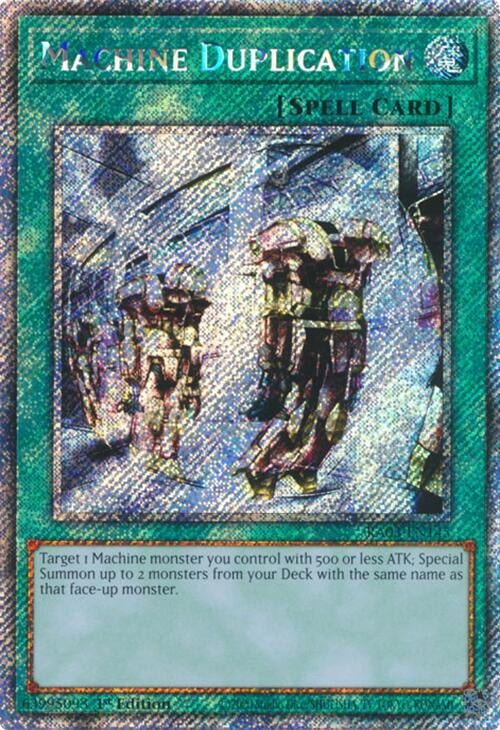 Image for Machine Duplication (Platinum Secret Rare) (Quarter Century Bonanza) (RA03-EN145) - YuGiOh