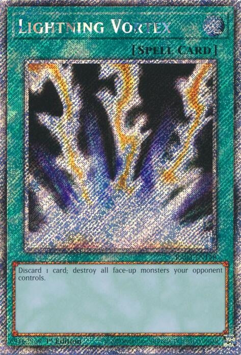 Image for Lightning Vortex (Platinum Secret Rare) (Quarter Century Bonanza) (RA03-EN148) - YuGiOh