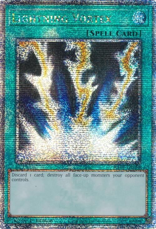 Image for Lightning Vortex (Quarter Century Secret Rare) (Quarter Century Bonanza) (RA03-EN148) - YuGiOh