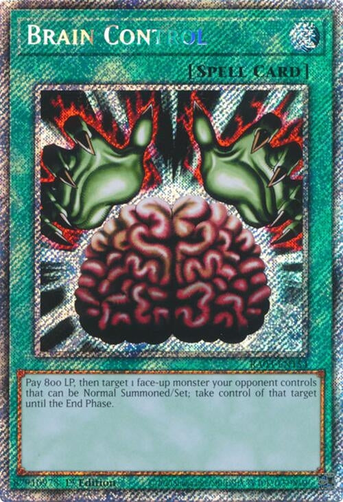 Image for Brain Control (Platinum Secret Rare) (Quarter Century Bonanza) (RA03-EN154) - YuGiOh