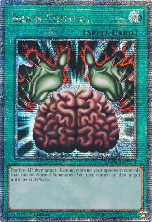 Image for Brain Control (Quarter Century Secret Rare) (Quarter Century Bonanza) (RA03-EN154) - YuGiOh