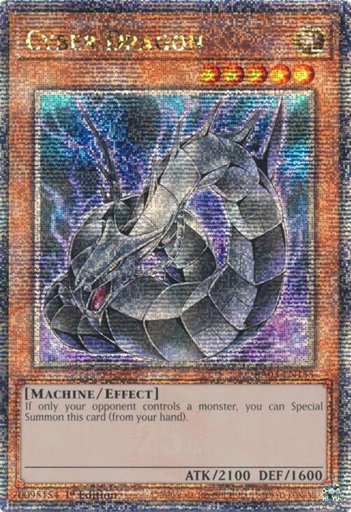 Image for Cyber Dragon (Quarter Century Secret Rare) (Quarter Century Bonanza) (RA03-EN155) - YuGiOh