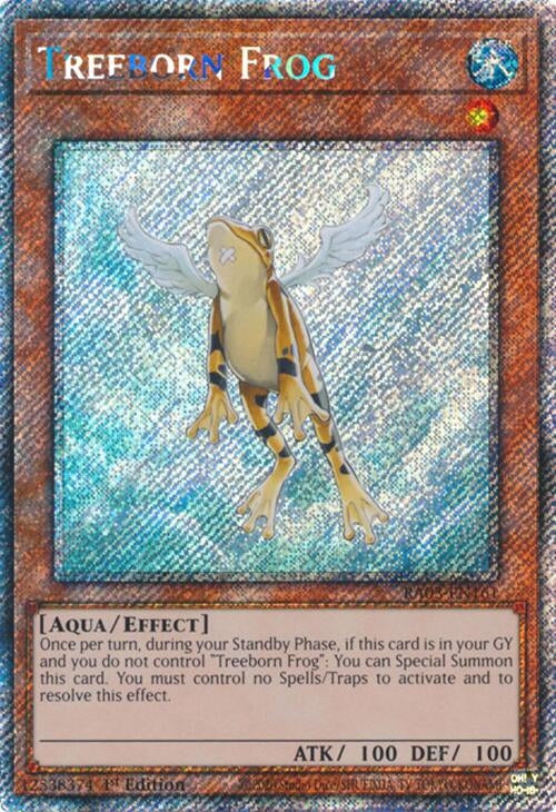 Image for Treeborn Frog (Platinum Secret Rare) (Quarter Century Bonanza) (RA03-EN161) - YuGiOh