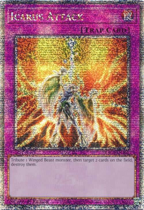 Image for Icarus Attack (Quarter Century Secret Rare) (Quarter Century Bonanza) (RA03-EN165) - YuGiOh