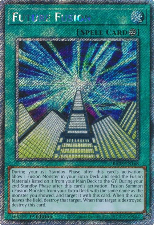 Image for Future Fusion (Platinum Secret Rare) (Quarter Century Bonanza) (RA03-EN168) - YuGiOh