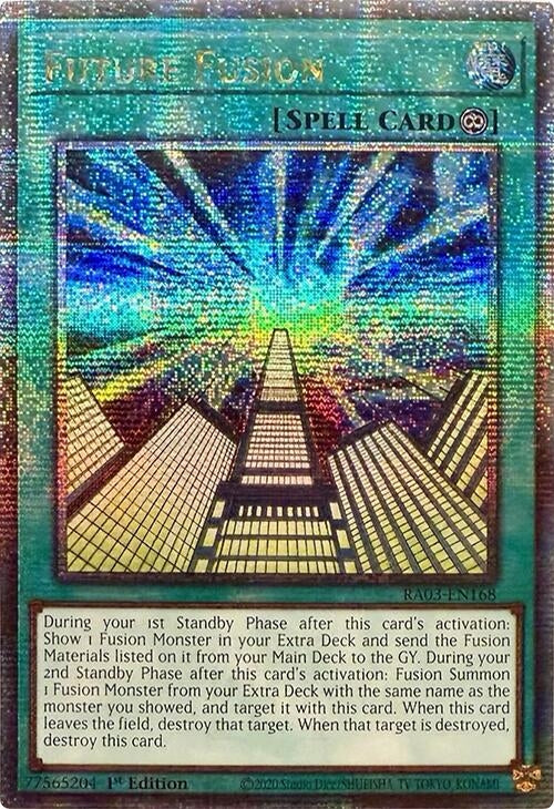 Image for Future Fusion (Quarter Century Secret Rare) (Quarter Century Bonanza) (RA03-EN168) - YuGiOh