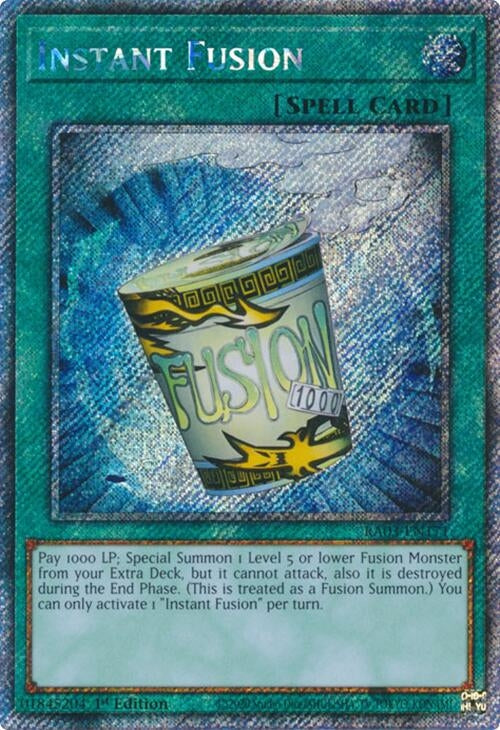 Image for Instant Fusion (Platinum Secret Rare) (Quarter Century Bonanza) (RA03-EN171) - YuGiOh