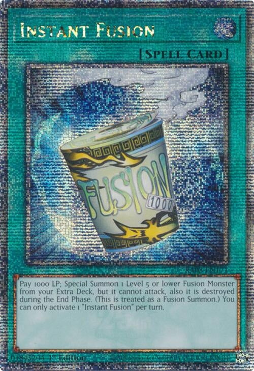 Image for Instant Fusion (Quarter Century Secret Rare) (Quarter Century Bonanza) (RA03-EN171) - YuGiOh