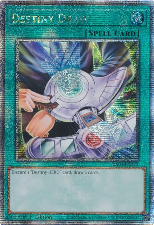 Image for Destiny Draw (Quarter Century Secret Rare) (Quarter Century Bonanza) (RA03-EN173) - YuGiOh
