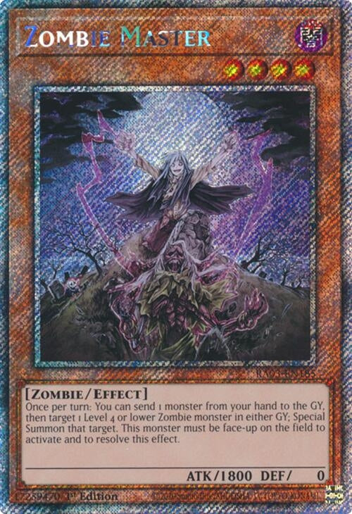 Image for Zombie Master (Platinum Secret Rare) (Quarter Century Bonanza) (RA03-EN185) - YuGiOh