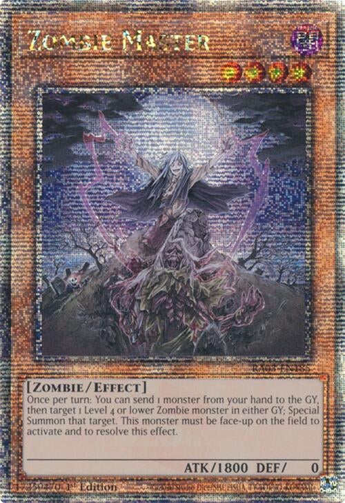 Image for Zombie Master (Quarter Century Secret Rare) (Quarter Century Bonanza) (RA03-EN185) - YuGiOh