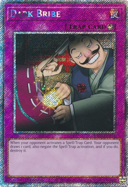 Image for Dark Bribe (Platinum Secret Rare) (Quarter Century Bonanza) (RA03-EN187) - YuGiOh