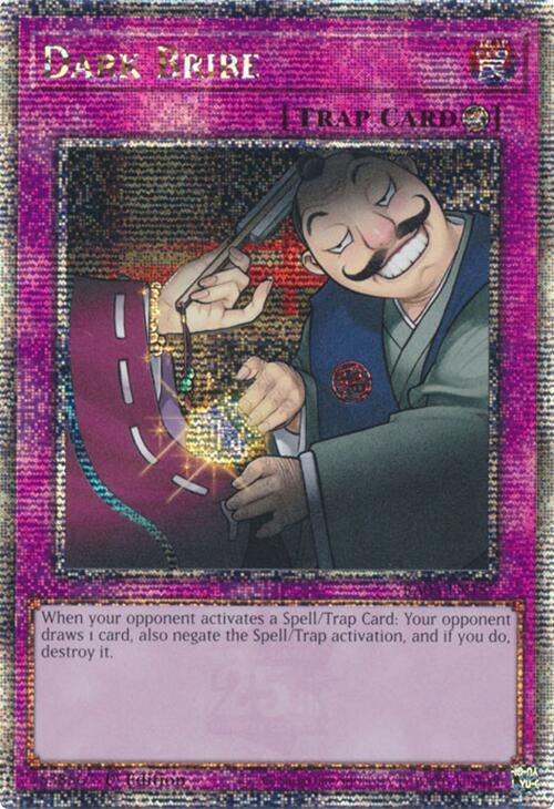 Image for Dark Bribe (Quarter Century Secret Rare) (Quarter Century Bonanza) (RA03-EN187) - YuGiOh