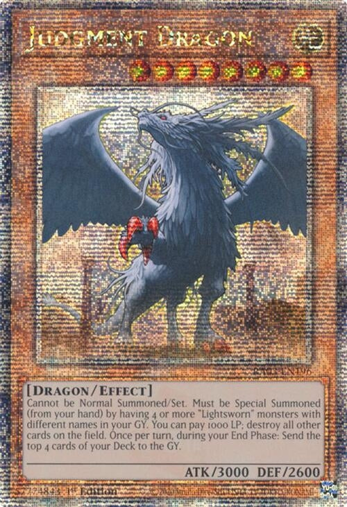 Image for Judgment Dragon (Quarter Century Secret Rare) (Quarter Century Bonanza) (RA03-EN196) - YuGiOh
