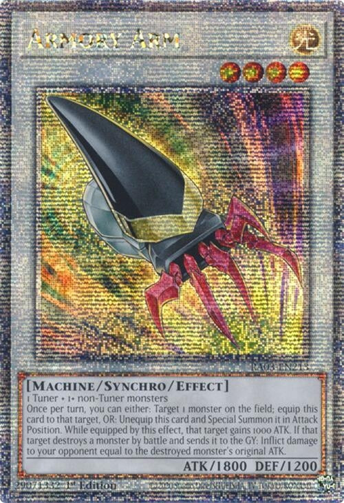 Image for Armory Arm (Quarter Century Secret Rare) (Quarter Century Bonanza) (RA03-EN213) - YuGiOh