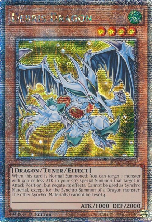 Image for Debris Dragon (Quarter Century Secret Rare) (Quarter Century Bonanza) (RA03-EN214) - YuGiOh