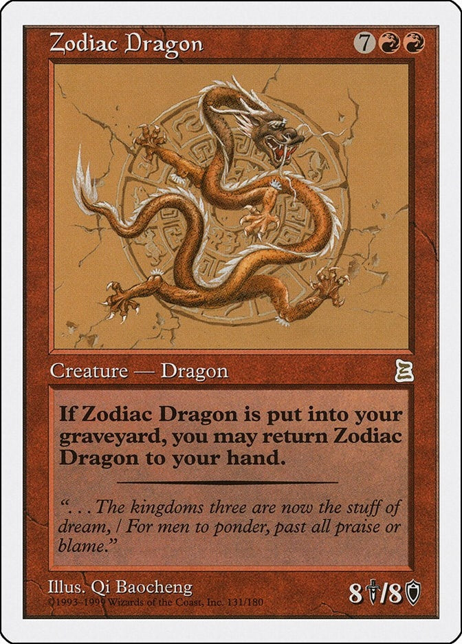 Image for Zodiac Dragon (Portal Three Kingdoms) (131) - Magic: The Gathering