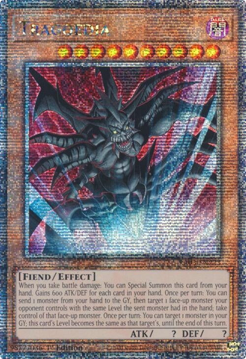 Image for Tragoedia (Quarter Century Secret Rare) (Quarter Century Bonanza) (RA03-EN223) - YuGiOh
