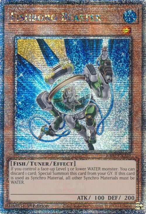Image for Fishborg Blaster (Quarter Century Secret Rare) (Quarter Century Bonanza) (RA03-EN225) - YuGiOh