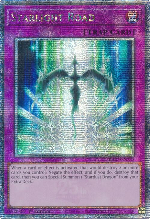 Image for Starlight Road (Quarter Century Secret Rare) (Quarter Century Bonanza) (RA03-EN235) - YuGiOh