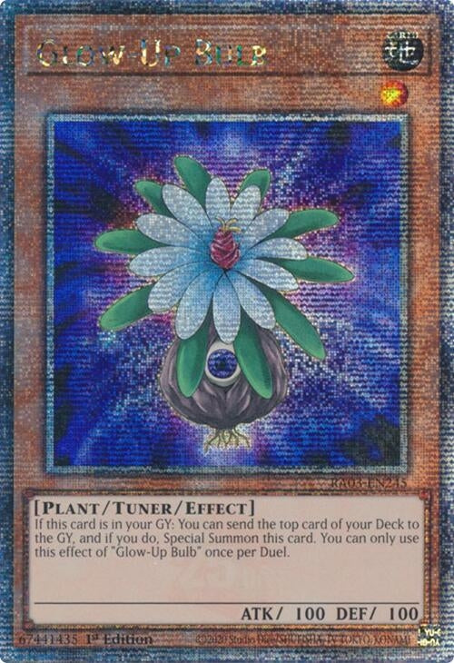 Image for Glow-Up Bulb (Quarter Century Secret Rare) (Quarter Century Bonanza) (RA03-EN245) - YuGiOh