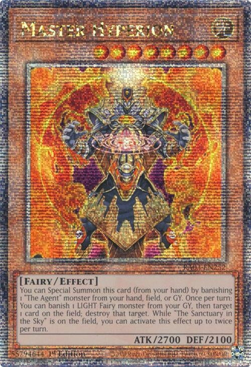 Image for Master Hyperion (Quarter Century Secret Rare) (Quarter Century Bonanza) (RA03-EN252) - YuGiOh