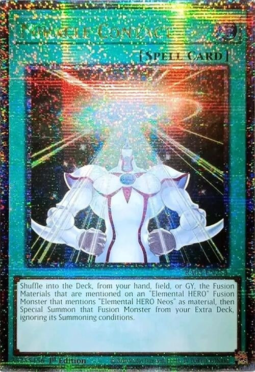 Image for Miracle Contact (Quarter Century Secret Rare) (Quarter Century Bonanza) (RA03-EN253) - YuGiOh