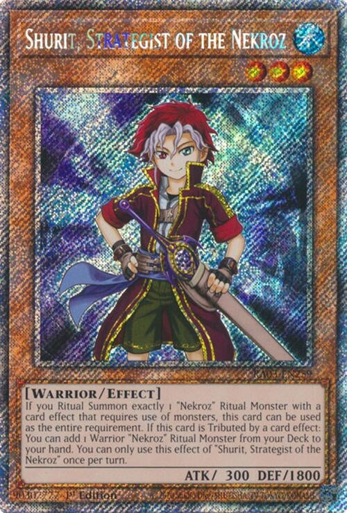 Image for Shurit, Strategist of the Nekroz (Platinum Secret Rare) (Quarter Century Bonanza) (RA03-EN259) - YuGiOh